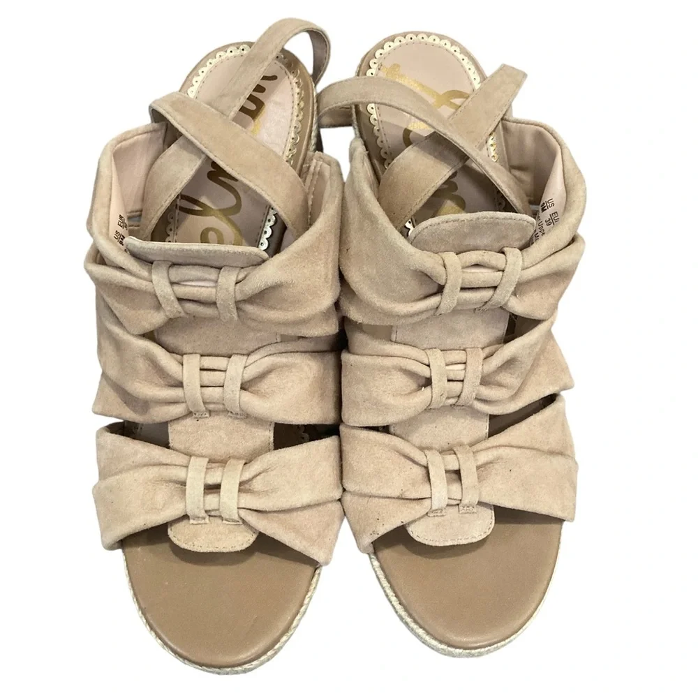 Sam Edelman Awan Wedge Espadrille‎ Sandals Size 9. - Picture 2 of 6